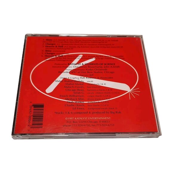 Katalyst Live Sessions '97 Audio CD Artists, Various Signed by Shahid Mustaf - Picture 2 of 5